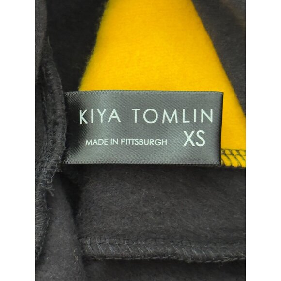 Kiya Tomlin x NFL Kansas City Chiefs Jogger Black Red Yellow Stripes XS NEW - Picture 4 of 8